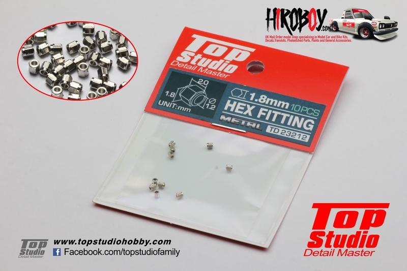 1.8mm Metal Hex Fitting  (10 off) - TD23212