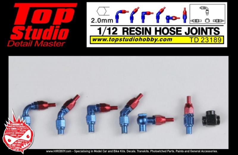 1:12 Resin Hose Joints (2.0mm)
