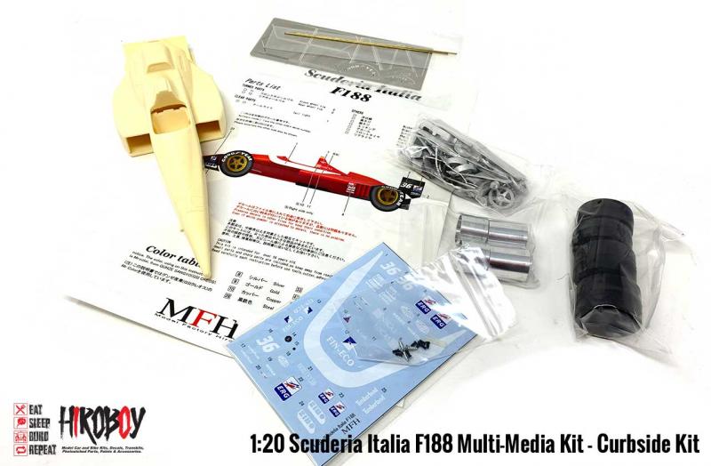 1:20 Scuderia Italia F188 Multi-Media Kit - Curbside Kit