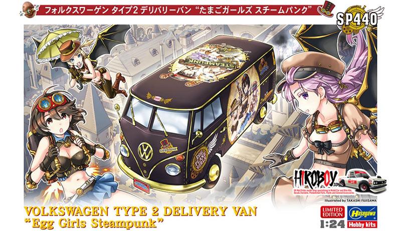 1:24 Volkwagen Type 2 Delivery Van 'Egg Girls Steampunk'