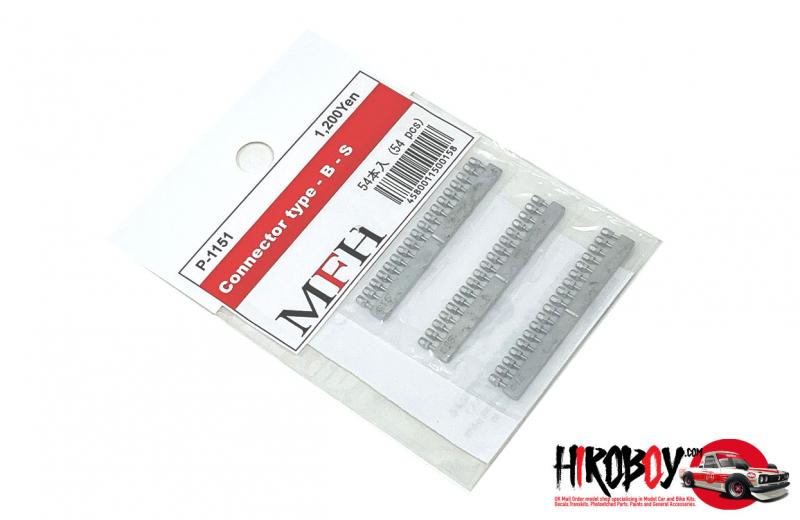 Metal Rivets Series No.S15 : Connector type-B-S (54 pieces)