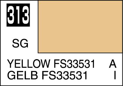 Mr Color Paint Yellow Fs33531 10ml C313 Gsi C 313 Ze Sangyo Hobby - Mr Color Paint