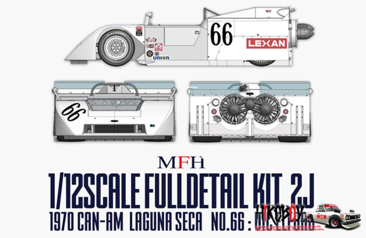 phantom 1:12 Chaparral 2J Full Detail Multi Media Kit | MFH K840