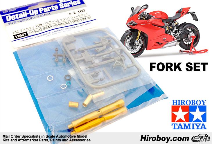 Tamiya Detail Up Parts No.57 1/12 Ducati 1199 Panigale S Front Fork Set NEW 