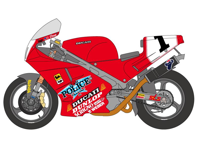 Isle of Man Classic TT Oxford Ducati 888 Decals 1/12 for Tamiya 