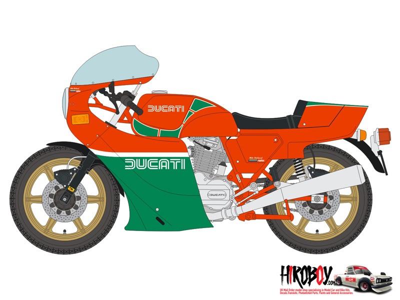 1:12 Ducati 900 Mike Hailwood Replica Decals for Tamiya | BS-12030