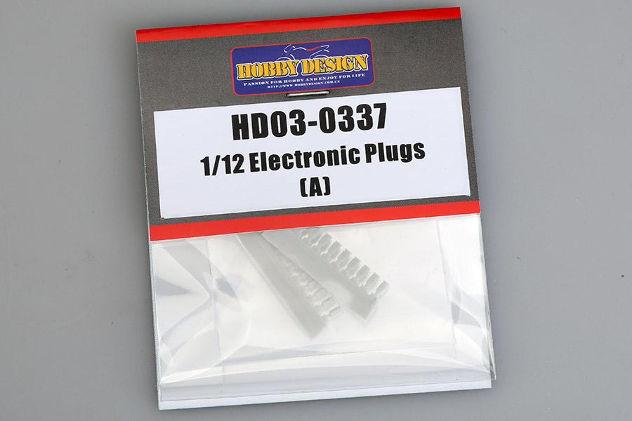 Hobby Design HD03-0341 1/12 Electronic Plugs Type E 