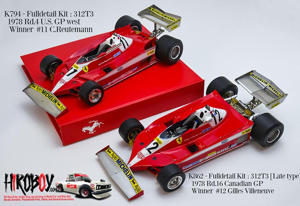 1:12 Ferrari 312T3 (Late type) - Full Detail Multi Media Kit | MFH