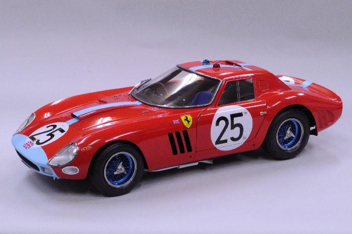 Eagles Race 1/18 – Ferrari 250 GTO 1964 Rouge #27 – Modèle BOX5 Avec Boîtier