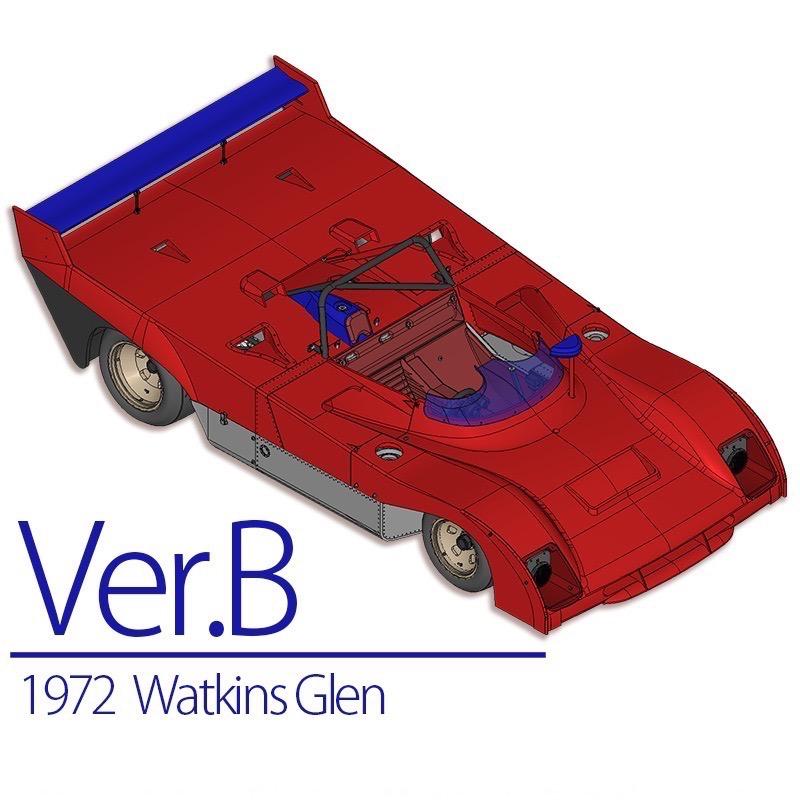 1:12 Ferrari 312PB K588 Ver. B : 1972 1972 Rd.11 Watkins Glen 6