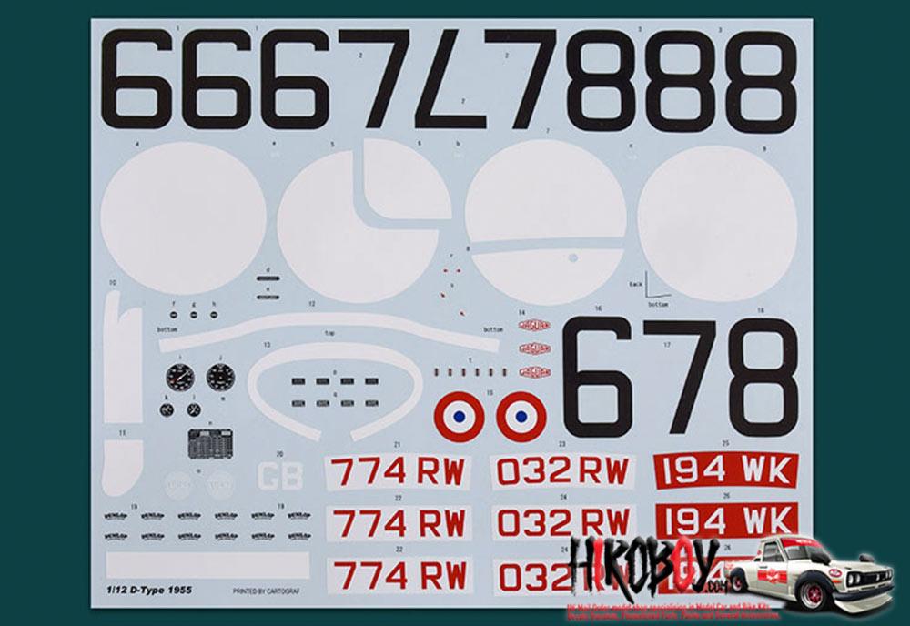 1:12 Jaguar D-Type LM 1955 - Full Detail Multi Media Kit | MFH