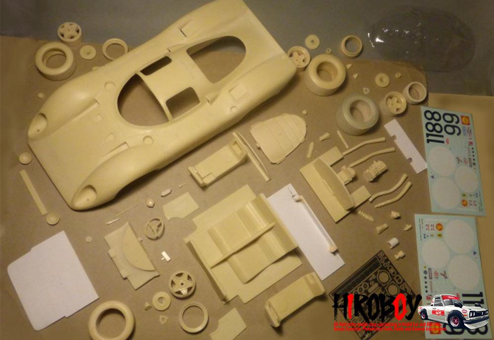 1:12 Ferrari 312 P n°18/19 Le Mans 1969 Model Kit | P1201k | Profil 24
