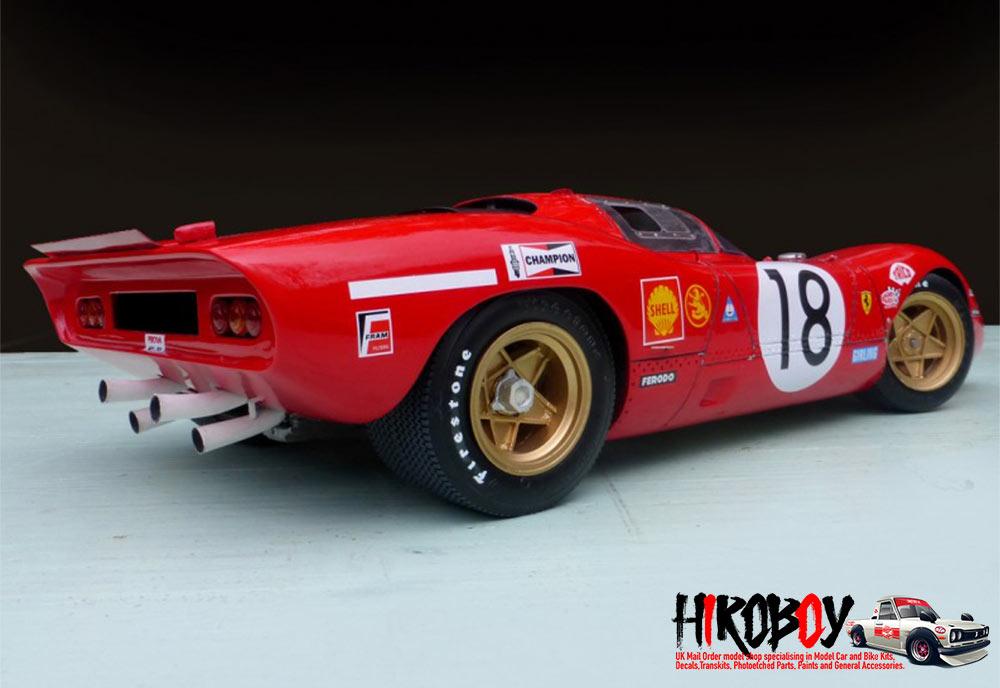 1:12 Ferrari 312 P n°18/19 Le Mans 1969 Model Kit | P1201k | Profil 24