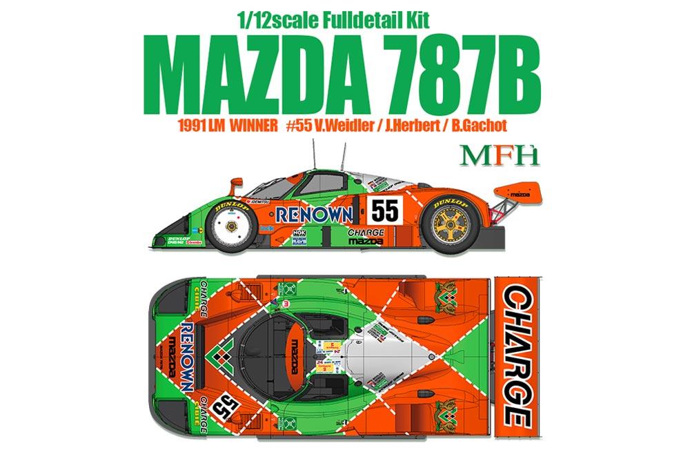 1:12 Mazda 787B Full Detail Multi Media Kit, MFH K628