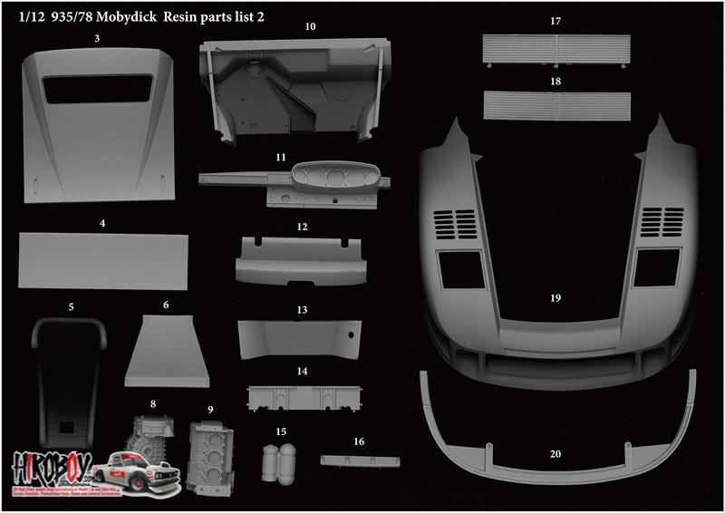 1:12 Porsche 935/78 “Moby Dick” | MFH K740 | Model Factory Hiro