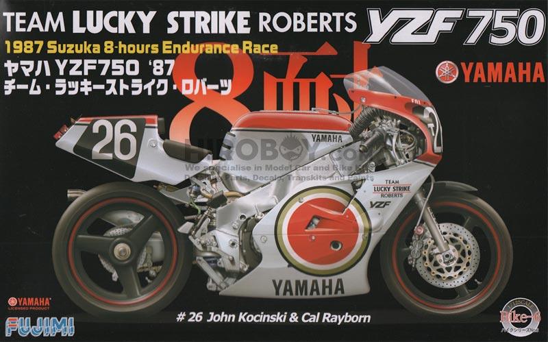 1 12 Yamaha Yzf750 1987 Lucky Strike Team Roberts Fuj Fujimi