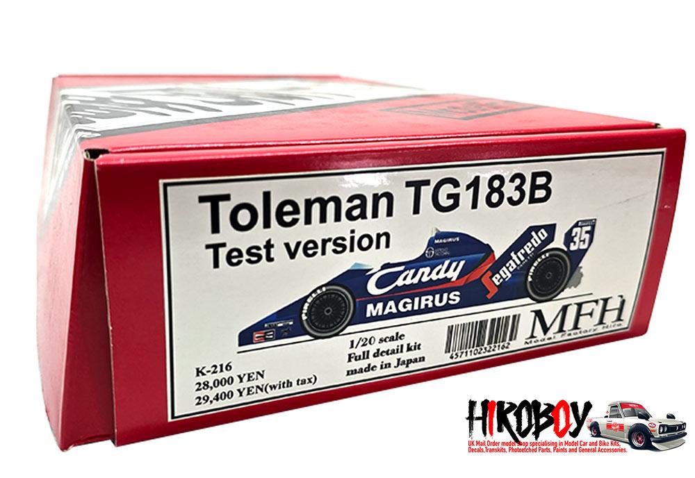 CLUB M 1/20 トールマン TG183B Toleman レジンキット 1:20 Toleman TG183B Test Version | K216 | Model Factory Hiro