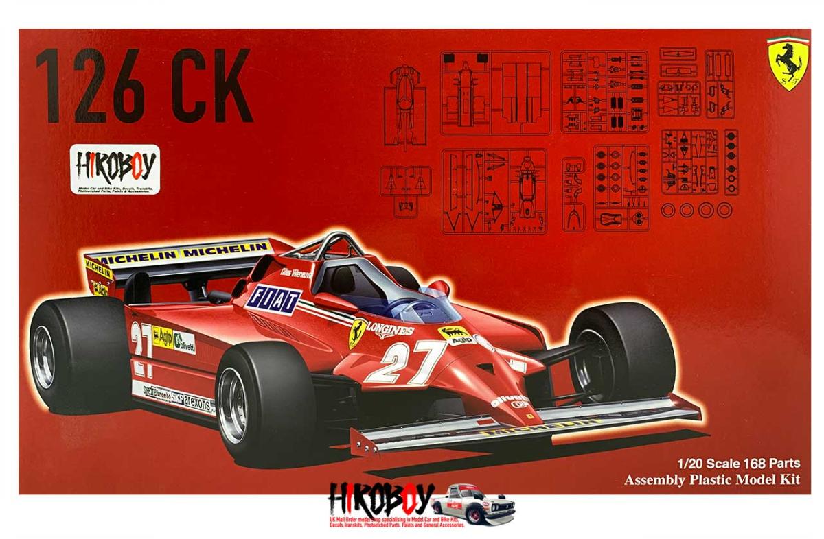 1/20フジミ フェラーリ 126CK 1981 塗装完成品 【公式通販】