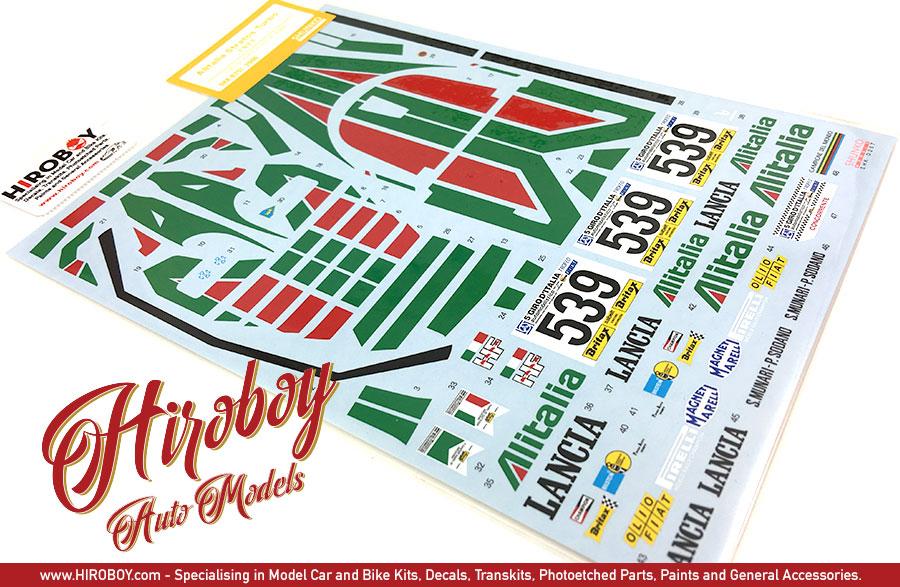 1:24 Alitalia Fiat Stratos Turbo 1977 Decals (Tamiya) | SHK-D257 ...