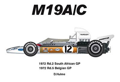 1:20 Mclaren M19A ver.C Yardley Full detail Multi-Media Model Kit