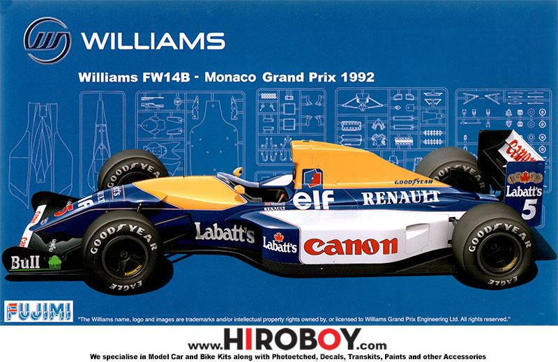 Fujimi 1/20 Grand Prix Series No.24 Williams FW16 Renault GP24 Model kit Car 