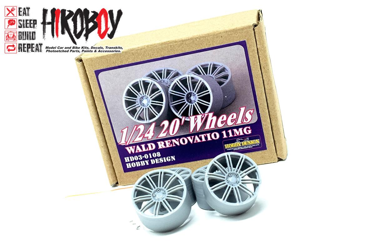 1:24 20" Wald Renovatio 11MG Resin Wheels | HD03-0108 | Hobby Design