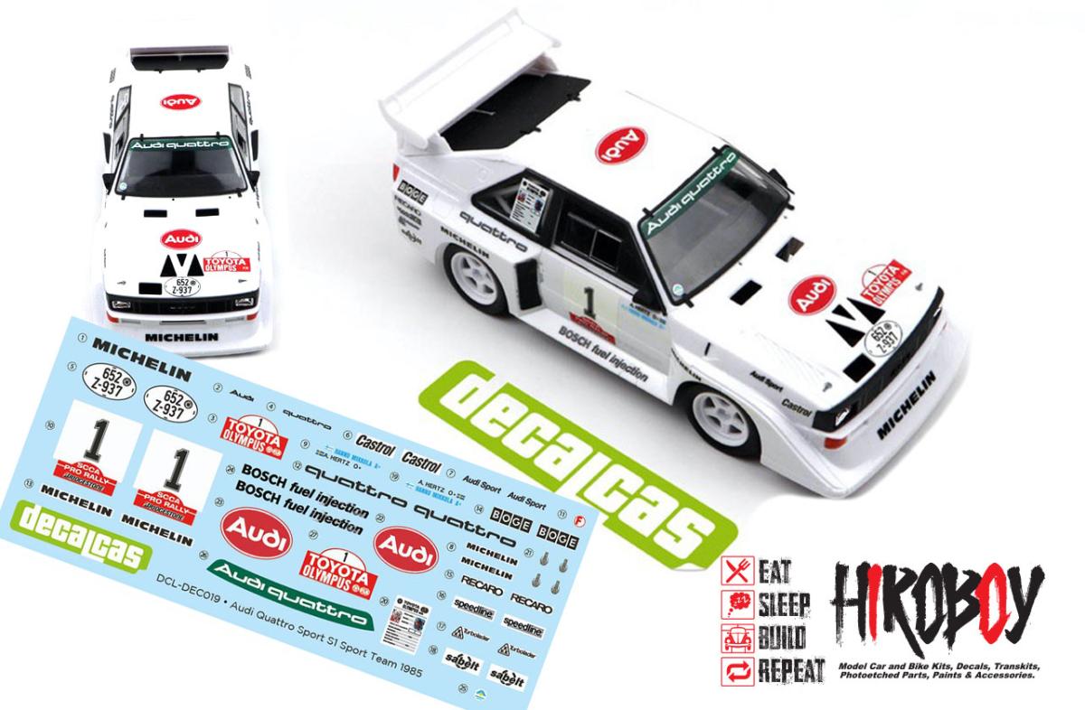 TROFEU - VOITURE du Manx rallye 1984 N°1 - limitée à 150 pièces – AUDI