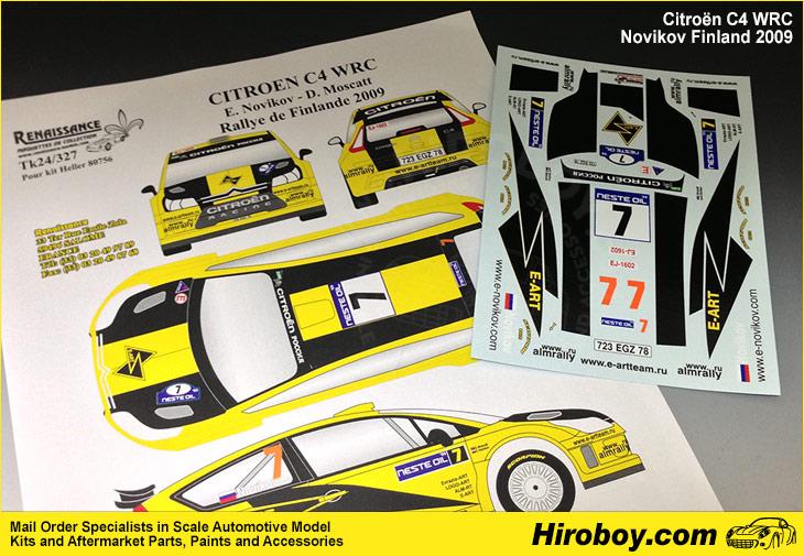 Citroën C4 WRC 2009 - RALLYE NORVEGE - Evgeniy Novikov - Ixo RAM357 - 1/43
