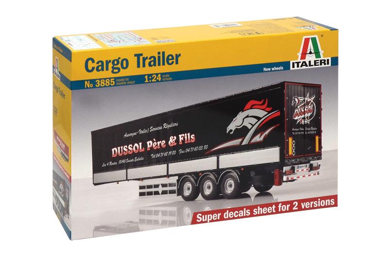 1:24 Cargo Trailer - Italeri 3885 Model Kit | IT-3885 | Italeri