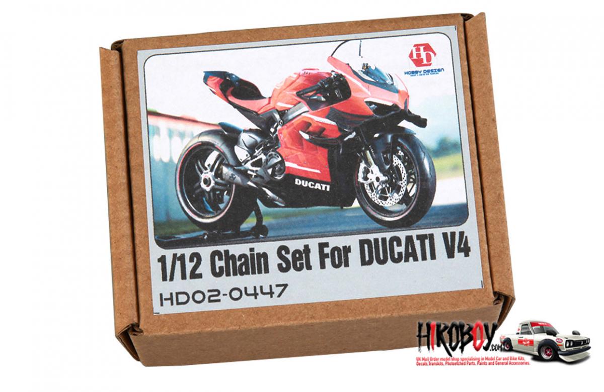 1:12 Ducati Superleggera V4 Chain Set (PE+Resin) Tamiya 14140 HD02-0447  Hobby Design