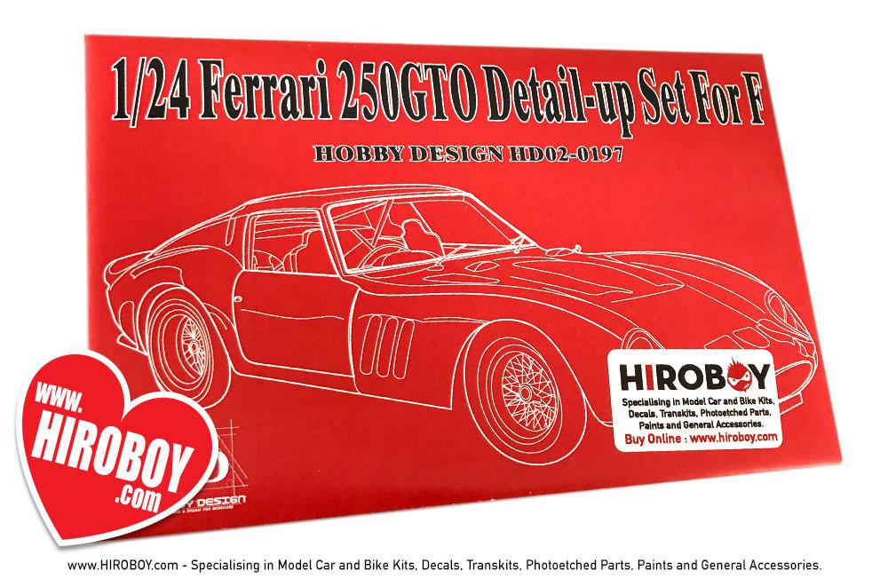 Ferrari 250 GTO Metal Display Plaque Revell 1/12 1/24 Gunze BBR Fujimi Italeri 