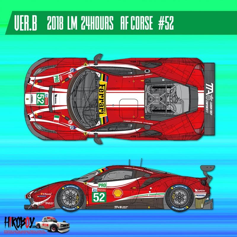 LookSmart LSLM140 – Ferrari 488 GTE AF CORSE #52 – 3e Aux 24 Heures Du Mans 2022 – Échelle 1/43