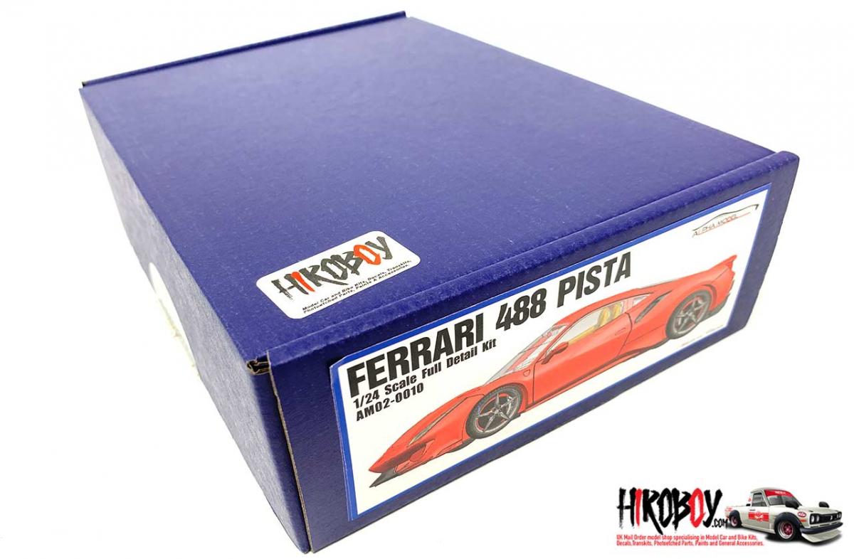 1 24 Ferrari 488 Pista Full Resin Model Kit Am02 0010 Alpha Models