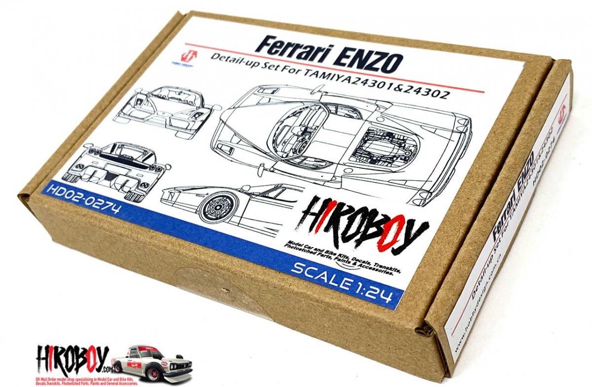 Hobby Design 1/12 ENZO Photo-Etched set w/Metal Parts for Tamiya kit 