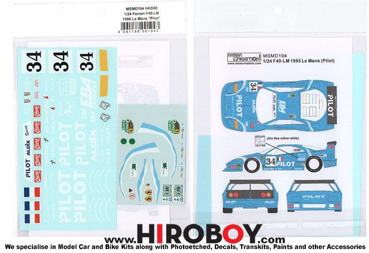 1:24 Ferrari F40-LM 1995 Le Mans 