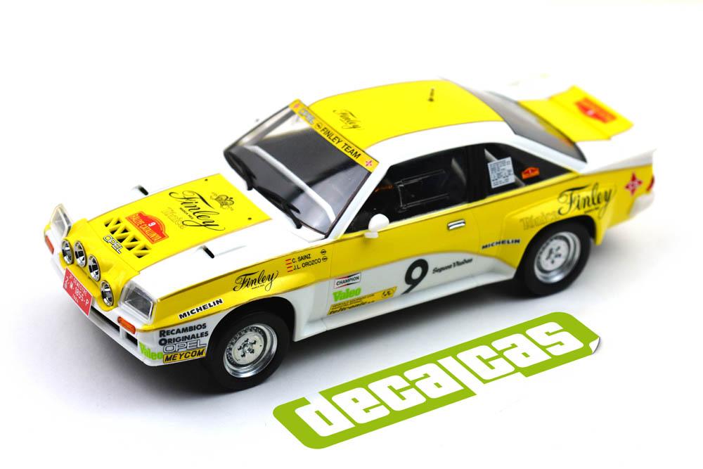 DECAL OPEL MANTA 400 D.CERRATO R. SANREMO 1983 6th (02