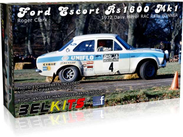 Timo Mäkinen Belkits 006 Ford Escort RS1600 Mk1 1:24