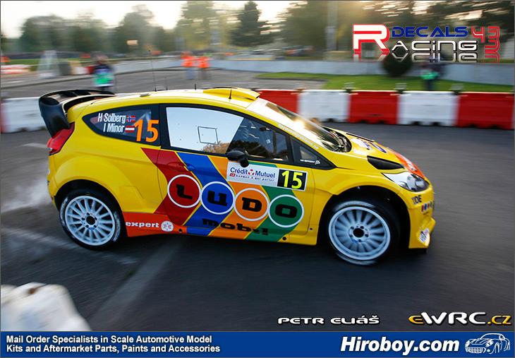 124 Ford Fiesta WRC 15 Rally Germany/Spain 2011 Decals