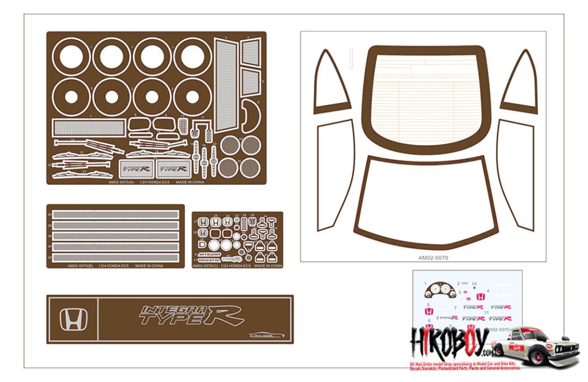 1:24 Honda Integra DC5 Type R - Full Resin Model Kit | AM02