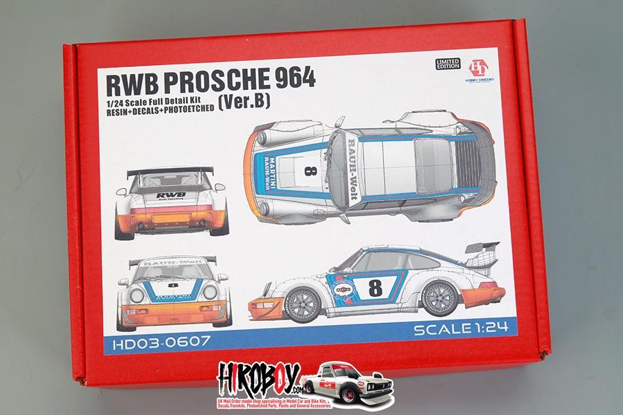 Hiro 1:24 RWB Porsche 964 Martini - Resin Kit | HD03-0607 | Hobby