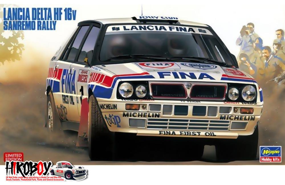 Maquette Hasegawa 1/24 Lancia Delta HF 16V Sanremo Rallye - 136 Pièces