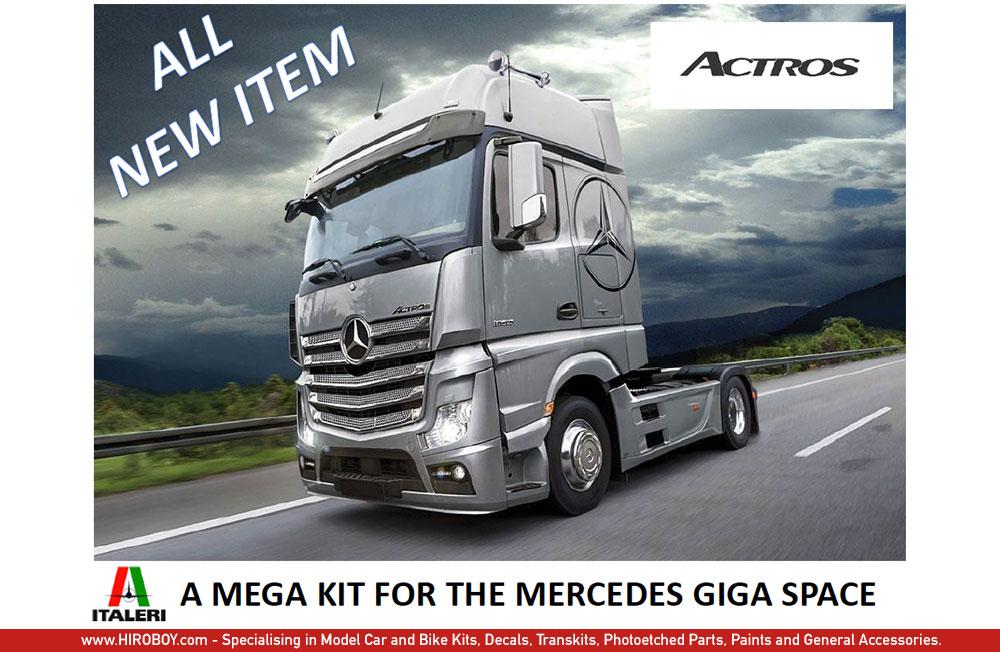 メーカー Gigaspace Actros Benz Mercedes 1:24 | Italeri | IT-3905 小物