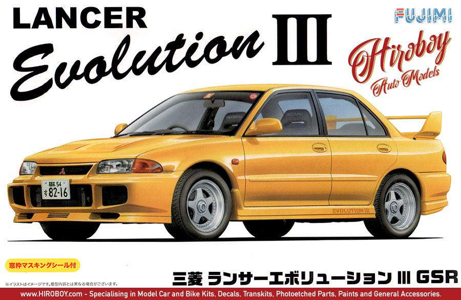 1:24 Mitsubishi Lancer Evolution III GSR (1995) FUJ-039176 Fujimi