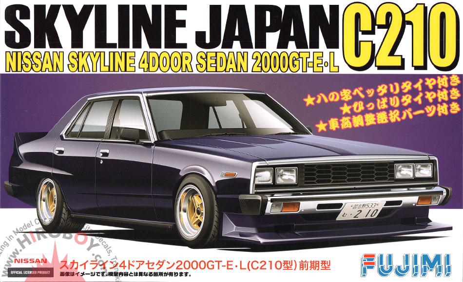 1:24 Nissan Skyline 4Door Sedan 2000Gt-E.L C210 | FUJ-038643 | Fujimi