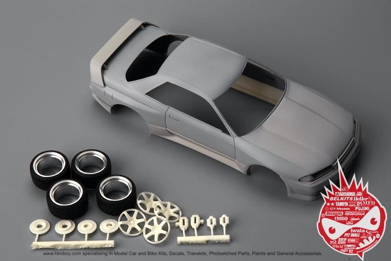 1:24 Nissan Skyline GT-R R32 Trust Greddy & Gracer Aero Detail-up Sets ...
