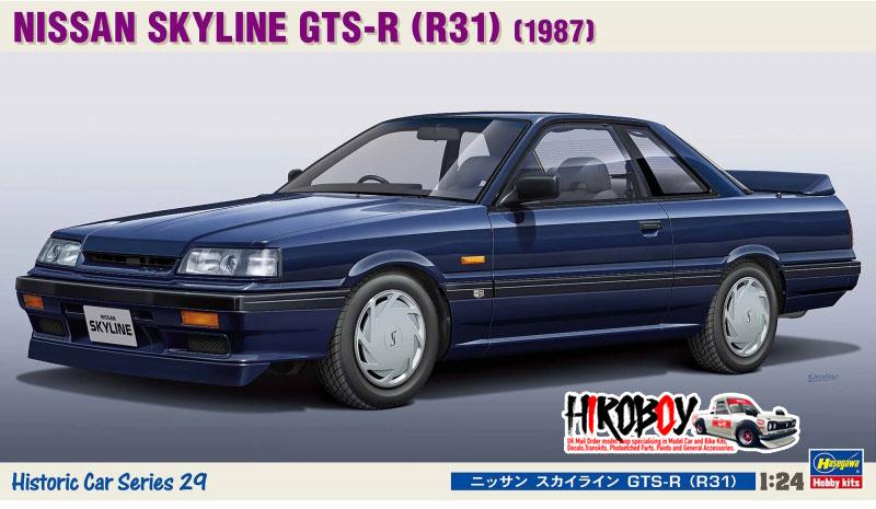 Hasegawa 20378 1/24 Scale Model Car Kit Nismo Nissan Skyline GTS R31 Coupe 1987 