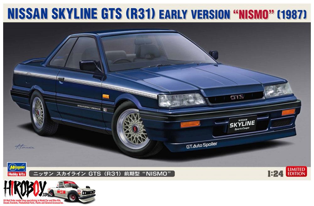 Hasegawa Hc29 1/24 HISTORIC Car Series Nissan Skyline R31 Gts-r Plastic Japan for sale online 