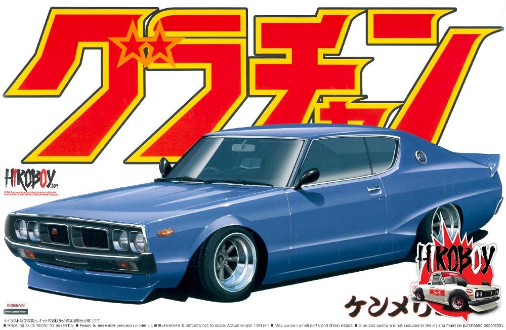 Aoshima 1/24 Scale The Model Car Kit Ken&Mary Nissan KGC110 Skyline 2000GT-X 49 