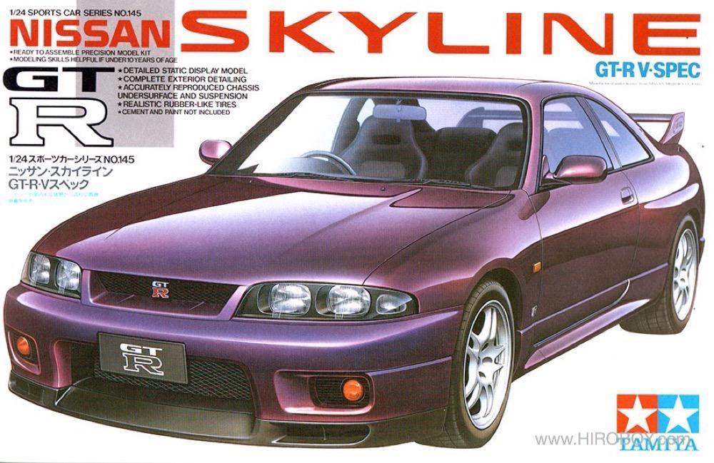 1 24 Nissan Skyline R33 Gt R V Spec Tam Tamiya