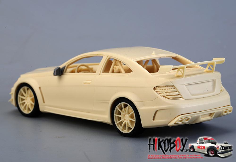 1:24 Mercedes-Benz C63 AMG Black Series W204 - Full Resin Model Kit ...